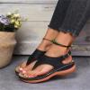 Ladmiple Orthotic Sandals For Women Plantar Fasciitis Women's Comfort Orthotic Walking Sandals Open Toe Arch Support Slides Wide Width Dressy Summer Orthopedic Flip Flops 2024 view 2