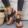 Ladmiple Orthotic Sandals For Women Plantar Fasciitis Women's Comfort Orthotic Walking Sandals Open Toe Arch Support Slides Wide Width Dressy Summer Orthopedic Flip Flops 2024 view 4