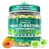2Pack Digestive Enzymes Gummies for Women & Men, Multi-Enzymes with 90Billion CFU Probiotics and Prebiotics & Postbiotic, Vegetable & Fruit Fiber Blend, Super Enzymes for Digestive & Gut Health,Immune view 1
