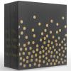 Black and Gold Cocktail Napkins for Party,Black beverage Napkins Disposable for Bar Wedding Birthday Graduation(Not gold leaf polka dots) view 1
