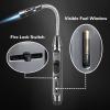 2 Pack Candle Lighter Electric Arc Long Flex Neck Utility Butane Torch Lighters Rechargeable USB Refillable Gas Jet Flame Windproof Lighter for Camping BBQ Grill Gas Stove view 3
