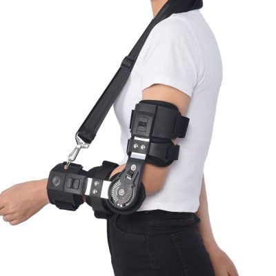 Adjustable Post-surgical Elbow Brace Hinged Elbow Brace with Sling Post-surgical Arm Injury Recovery Brace (Color : Right arm)