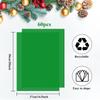 Bouiexye 60 Sheets Green Tissue Paper Christmas Tissue Paper Bulk Gift Wrapping for DIY Art Craft Floral Birthday Christmas Holiday Valentine's Party  20 x 14.5 inches/51x37cm view 2