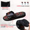 Acupressure Massage Slippers Plantar Fasciitis Relief Foot Massager, Non-Slip Reflexology Foot Acupoint Massage Sandals to Relieve Neuropathy Pain for Elderly (X-Large(Women12-13 Men11-12),Black) view 4