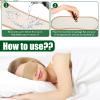 2 Pack Oil Wrap Pack for Eye,Washable Organic Cotton Oil Pack Kit,Leak-Proof Adjustable Elastic Strap Compress Packs,Oil Liver Wrap Pack Kit for Liver Detox, Inflammation view 2