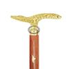 Walking Cane Rosewood Designer Wooden Walking Stick with Brass Handle Gift for Men & Women 37 inch Brown JSWD view 4