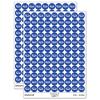 S'Mores Graham Cracker Chocolate Marshmallow Campfire Snack 200+ Round Stickers - Gloss Finish - 0.50" Size - Dark Blue view 1