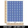 S'Mores Graham Cracker Chocolate Marshmallow Campfire Snack 200+ Round Stickers - Gloss Finish - 0.50" Size - Dark Blue view 2