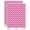 Ketchup Mustard Condiment Bottle BBQ Solid 200+ Round Stickers - Gloss Finish - 0.50" Size - Hot Pink view 1