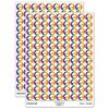 Bonsai Tree Solid 200+ Round Stickers - Gloss Finish - 0.50" Size - Rainbow view 1