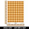 S'Mores Graham Cracker Chocolate Marshmallow Campfire Snack 200+ Round Stickers - Gloss Finish - 0.50" Size - Orange view 2