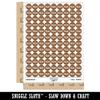 S'Mores Graham Cracker Chocolate Marshmallow Campfire Snack 200+ Round Stickers - Gloss Finish - 0.50" Size - Brown view 2