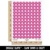 Cute Kawaii Toasted Marshmallow 200+ Round Stickers - Matte Finish - 0.50" Size - Hot Pink view 2