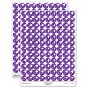 Pill Medicine 200+ Round Stickers - Matte Finish - 0.50" Size - Purple view 1