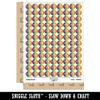 Cute Kawaii Toasted Marshmallow 200+ Round Stickers - Matte Finish - 0.50" Size - Rainbow view 2