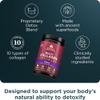 Ancient Nutrition Multi Collagen Advanced Powder Cleanse & Detox, Unflavored, 36 Servings + Organic Super Greens Tablet 90 Count view 4