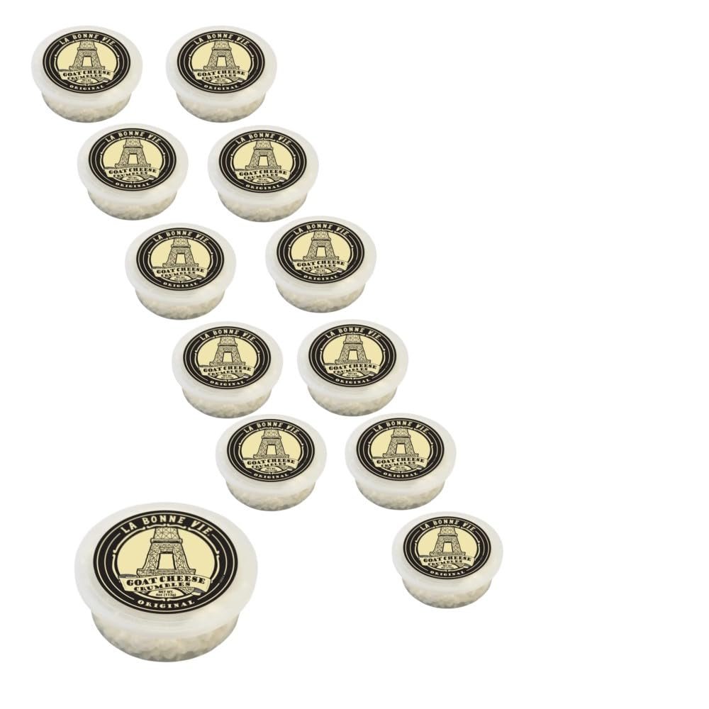 La Bonne Vie Original Goat Cheese Crumbles, 4 oz, 12 Pack
