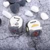 11th Anniversary Steel Gifts for Her Him 2 PCS Food Movie Date Night Dice Couples Gift for Wife Husband Boyfriend Girlfriend Birthday Gifts for Women Men Romantic Halloween Christmas Stocking Stuffers view 4