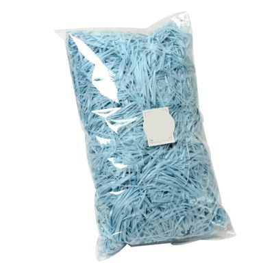 LiuliuBull 100g Colorful Shredded Crinkle Lafite Paper Raffia Filler DIY Wedding Party Gift Box Candy Material Packaging Filler (Color : Blue-100g, Size : 4PCS)