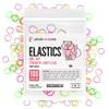 1000 Orthodontic Elastic Bands for Braces (Light 3.5 Oz, 1/4" Fox) - Intraoral Latex Dental Rubber Bands for Teeth Alignment and Gap Closure, Assorted Colors (10 Bags of 100) view 1