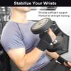 2 Pack Wrist Brace Wrist Wraps Wrist Support Wrist Straps for Weightlifting, Wrist Straps Lifting Straps Wrist Weights Carpal Tunnel Wrist Brace, Wrist Brace for Working Out Gym Accessories for Men & view 2