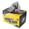 The Rag Company - Rip N' Rag Multi-Purpose Reusable Microfiber Towels for Home, Office, Garage, RV and More - 80 Count Roll - Premium 70/30 Blend - 200gsm view 1