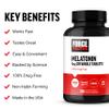 Force Factor Chewable Melatonin 5mg, Drug-Free Supplement, Vegan, Non-GMO, Cherry Flavor, 120 Tablets view 2