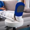 1 Pack Protective Foot Cast Socks Toe Covers Soft Warm Cast Toe Protector Cast Sock Toe Cover for Men and Women, Adjustable Cast Socks for Leg, Foot and Ankle, Socks for Casts Adults (Blue) view 2