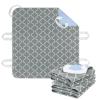 OUTCREATOR Positioning Bed Pads with 6 Handles - Easy Repositioning & Transfer for Elderly & Adults 34"x36" Waterproof Washable Incontinence Pads, Absorbent with Non-Slip Bottom (Pack of 2, Gray) view 1