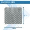 OUTCREATOR Positioning Bed Pads with 6 Handles - Easy Repositioning & Transfer for Elderly & Adults 34"x36" Waterproof Washable Incontinence Pads, Absorbent with Non-Slip Bottom (Pack of 2, Gray) view 2
