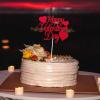 10Pcs Valentine's Day Cake Toppers Heart Cake Topper Red Glitter Valentines Cake Topper Love Cake Decorative Party Cake Decoration for Valentine's Day Birthday Gift view 2