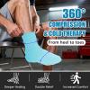 Reusable Cold Therapy Socks, Ice Pack for Feet Heels Injuries Swelling, Hot and Cold Therapy Socks for Plantar Fasciitis Neuropathy Chemotherapy Pain Relief for Foot Ankle (Green) view 2
