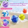 10 Pcs Dryer Balls Reusable Dryer Balls for Dryer Anti-Static Soft Silicone Laundry Balls (Multi) view 2