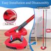 4 Pack Spin Mop Heads Replacement Compatible with EasyWring 1-Tank System,Scrubber Mop Head Brush,Hard Bristle Cleaning Brush for Kitchen Bathroom Tile(Not for 2-Tank) view 3