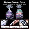 ZIMCEMS 50pcs 9x12 inch Bottom Gusset Clear Cellophane Gift Wrap Bags with 5" Twist Ties for Party, Birthday, Wedding, Home, Kitchen view 3