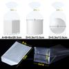 ZIMCEMS 50pcs 9x12 inch Bottom Gusset Clear Cellophane Gift Wrap Bags with 5" Twist Ties for Party, Birthday, Wedding, Home, Kitchen view 4