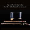 25L Humidor Cabinet Electric Humidity Control 150 Capacity Cooler Humidor Cabinet Cigar Cooler Cabinet with 2 Layer Spanish Cedar Wood Shelves & Drawer for Men Father Husband view 2