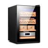 50L Humidor Cabinet Electric Cooling And Humidity Control Wine And Cigar Humidor Fridge with Bult-in Water Tank And Spanish Cedar Wood Drawer Shelves view 1