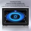 Eljeczt 25L Cigar Humidor Cabinet Electric Cooling & Humidity Control 150 Count with 2 Layer Spanish Cedar Wood Shelves & Drawer Touch Screen Display for Men Father Husband view 4