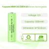 Fuspower Ni-MH AA Rechargeable Batteries AA 1.2V 1200mAh Nimh Rechargeable Batteries for Solar Lights, Recharge up to 1000 Times (12 Count (Pack of 1)) view 2