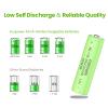Fuspower Ni-MH AA Rechargeable Batteries AA 1.2V 1200mAh Nimh Rechargeable Batteries for Solar Lights, Recharge up to 1000 Times (12 Count (Pack of 1)) view 4