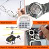 1100Pcs (11 Sizes) Micro Screw Kit Eyeglass Sunglass Repair Kit with Magnetic Phillips Screwdriver and Tweezers for Repairing Spectacles(Come with Nose Pads), Watches, Jewelry and Cell Phones view 2