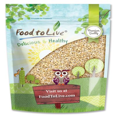 Food to Live Steel Cut Oats, 1.5 Pounds - 100% Whole Grain Irish Oats, Quick and Easy Cooking Oatmeal, Hearty and Nutritious Cereal, High in Fiber and Protein, Raw, Unprocessed, Vegan, Kosher, Bulk