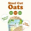 Food to Live Steel Cut Oats, 1.5 Pounds - 100% Whole Grain Irish Oats, Quick and Easy Cooking Oatmeal, Hearty and Nutritious Cereal, High in Fiber and Protein, Raw, Unprocessed, Vegan, Kosher, Bulk view 4