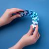 PLUS PLUS - HEXEL Waterfall - Fidget Sensory Puzzle Toy - Travel Friendly, Quiet Stress and Anxiety Relief for Kids/Adults view 3