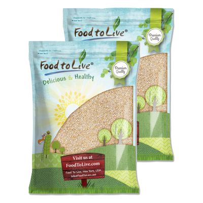 Food to Live Oat Bran, 16 Pounds A Nutritional Powerhouse High Fiber Hot Cereal, Milled from High Protein Oats. Raw, Unprocessed, Vegan, Kosher, Bulk. Good for Dukan Diet