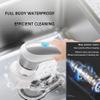 Cordless Handheld Rechargeable Electric Rotary Scrubber with 3 Replaceable Brush Heads, Suitable for Cleaning Tableware/Bathroom/Floor/Sink/Window view 2