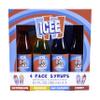 ICEE 4 Pack Slushie Syrups. Genuine ICEE Shaved Ice Snow Cone Syrup including Watermelon, Lemonade, Blue Raspberry & Cherry Flavors. 4 x 6.1floz. Perfect For Snow Cones, Slushies, Sodas & Ice Pops. view 1