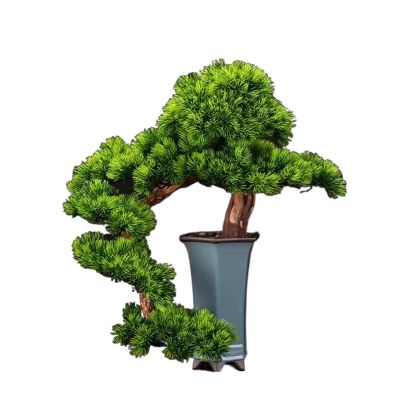 Fake Bonsai Tree Artificial Bonsai Simulation Pine Tree Bonsai Plant Decorations Entrance and Living Room Decoration Decorations Artificial Bonsai Tree (Color : A)