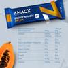 AMACX Energy Nougat Bar for Endurance Athletes 12 x 37g Healthy Snacks Fruit and Nut Bars Sports Nutrition Power Bars 2:1 Carbohydrates (32g) Dairy- and Gluten-Free Snack Bars Papaya view 4